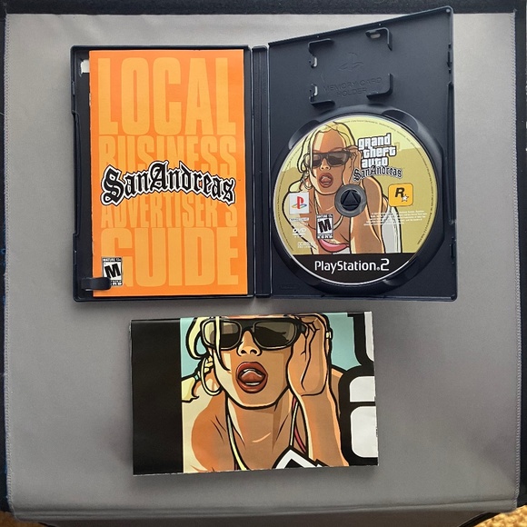 Sony PlayStation2 Grand Theft Auto "San Andreas" Video Game for Mature 17+, VG - Picture 4 of 4